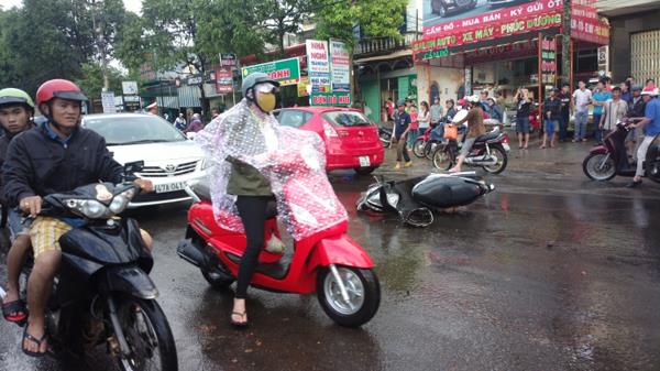 Cẩn trọng TNGT trong ngày mưa